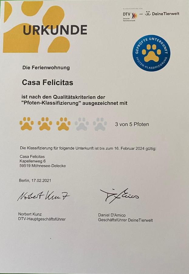 Casa Felicitas - Ferienwohnung & Studio Möhnesee Eksteriør billede